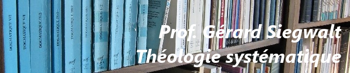 Grard Siegwalt Dogmatique
